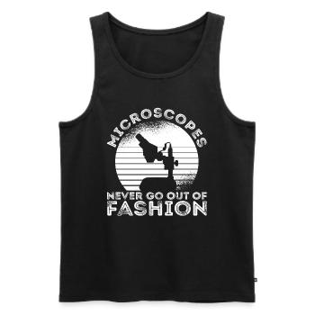 Biologie Biologe Mikroskop - Männer Premium Bio Tank Top - Schwarz - Vorne - Michal (187cm)