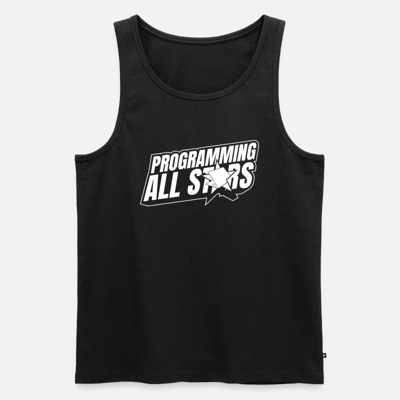 Developer Coder Programmer All Stars - Men's Premium Organic Tank Top - black