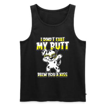 Dalmatian humor - Men's Premium Organic Tank Top - black - Front - Michal (187cm)