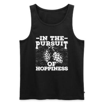 Craft Beer Craft Beer Funny - Men's Premium Organic Tank Top - black - Front - AI Model Male 178 light (178cm)