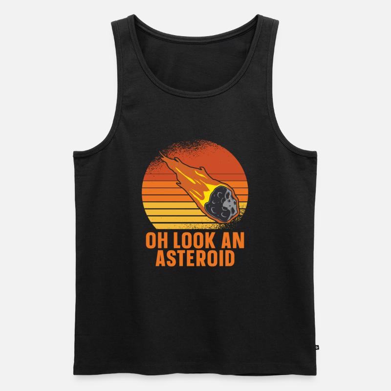 Dérivation astroïde de l’espace spatial - Débardeur bio Premium Homme - noir