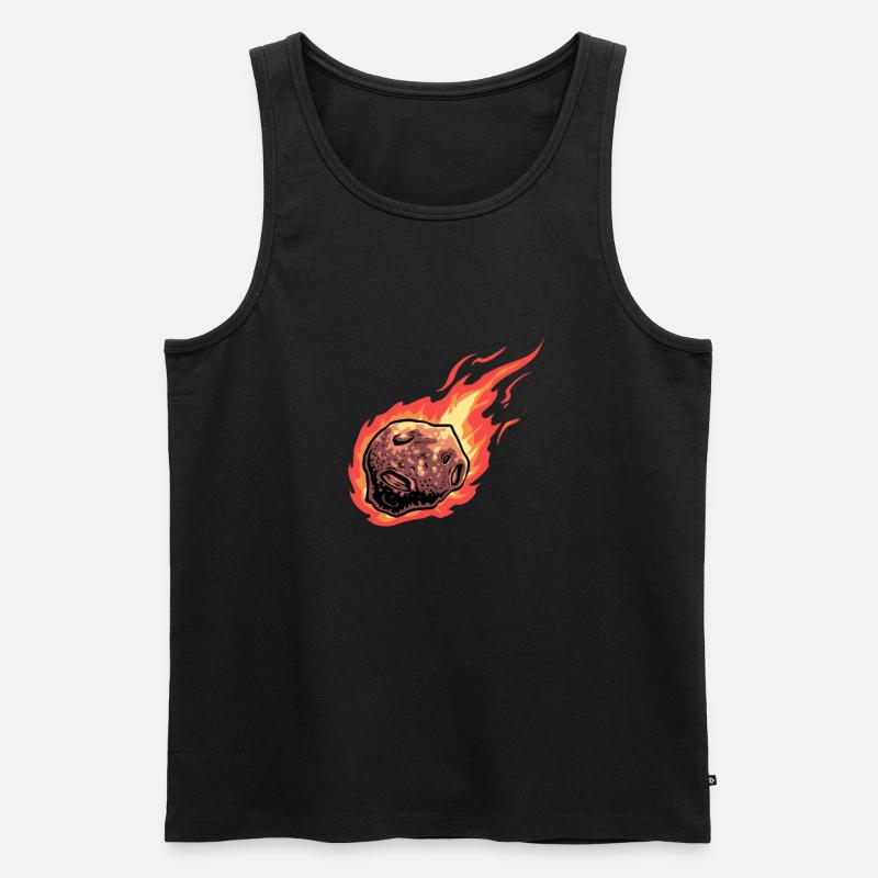 Dérivation astroïde de l’espace spatial - Débardeur bio Premium Homme - noir