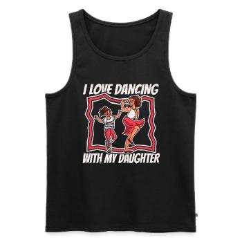 Mama Mutter Tochter Tanz Mutter - Männer Premium Bio Tank Top - Schwarz - Vorne - AI Model Male 178 light (178cm)