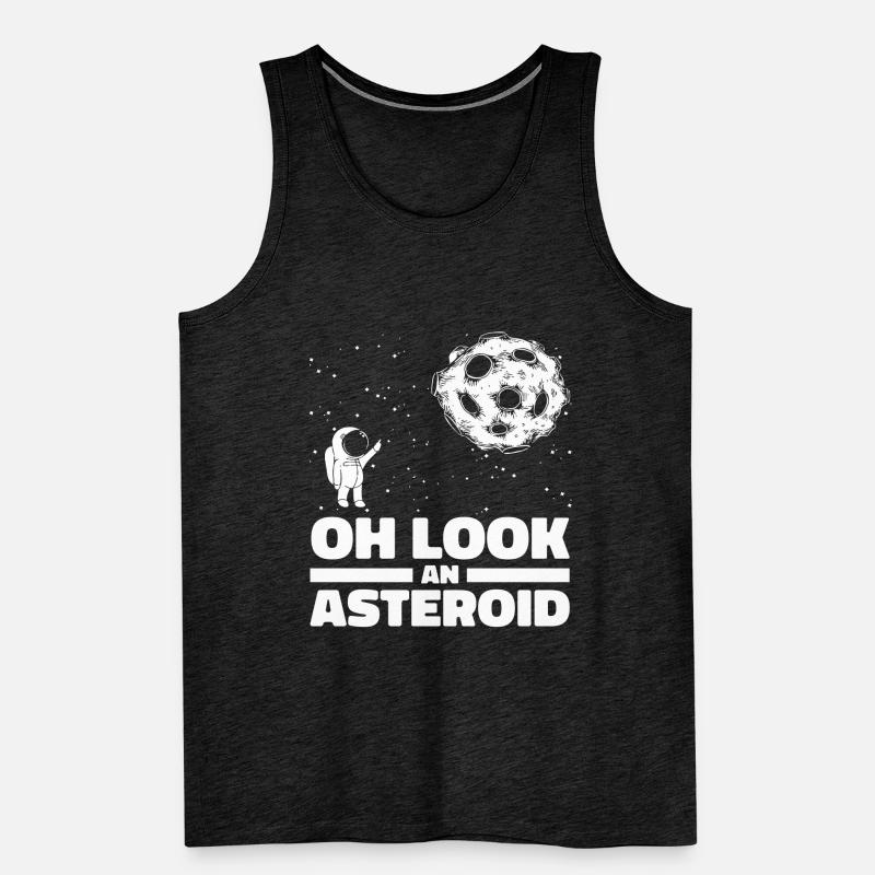 Dérivation astroïde des astronautes de l’espace spatial Débardeur bio Premium Homme