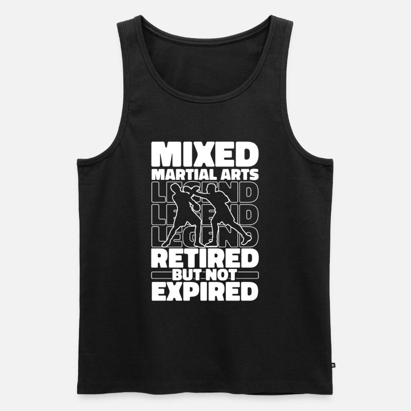 Mixed Martial Arts Im Ruhestand - Männer Premium Bio Tank Top - Schwarz