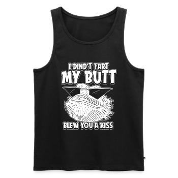 Bartagame Bearded Dragon Humor - Männer Premium Bio Tank Top - Schwarz - Vorne - AI Model Male 178 light (178cm)