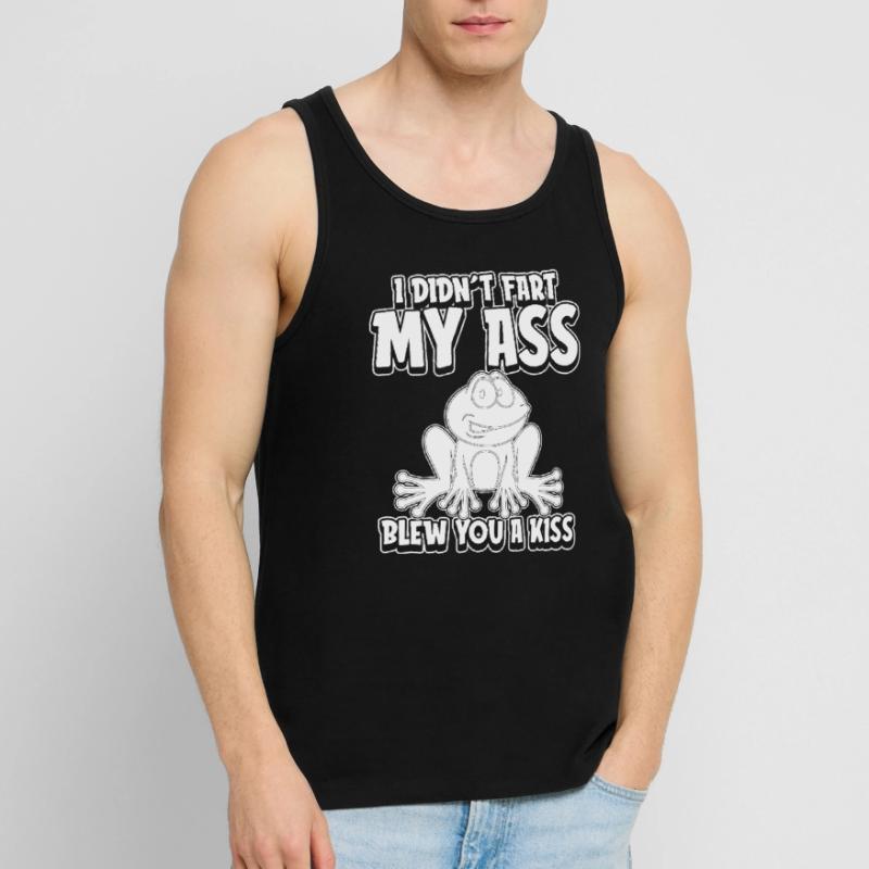 Frog Toad Humor Men's Premium Organic Tank Top