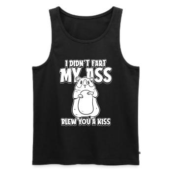 Guinea pig guinea pig funny - Men's Premium Organic Tank Top - black - Front - AI Model Male 178 light (178cm)