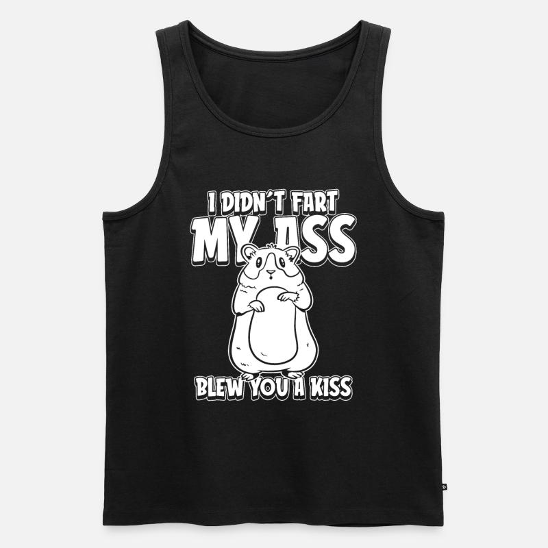 Guinea pig guinea pig funny - Men's Premium Organic Tank Top - black