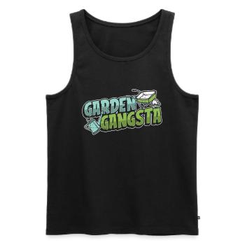 Hobby Gardener Garden - Men's Premium Organic Tank Top - black - Front - Michal (187cm)