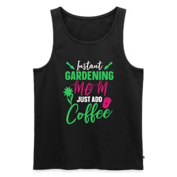 Hobbygärtner Garten Mutter Gärtnerische Mama - Männer Premium Bio Tank Top - Schwarz - Vorne - Michal (187cm)