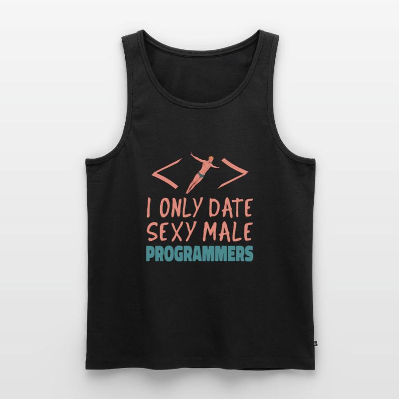 Developer Coder Programmer Sexy Men's Premium Organic Tank Top