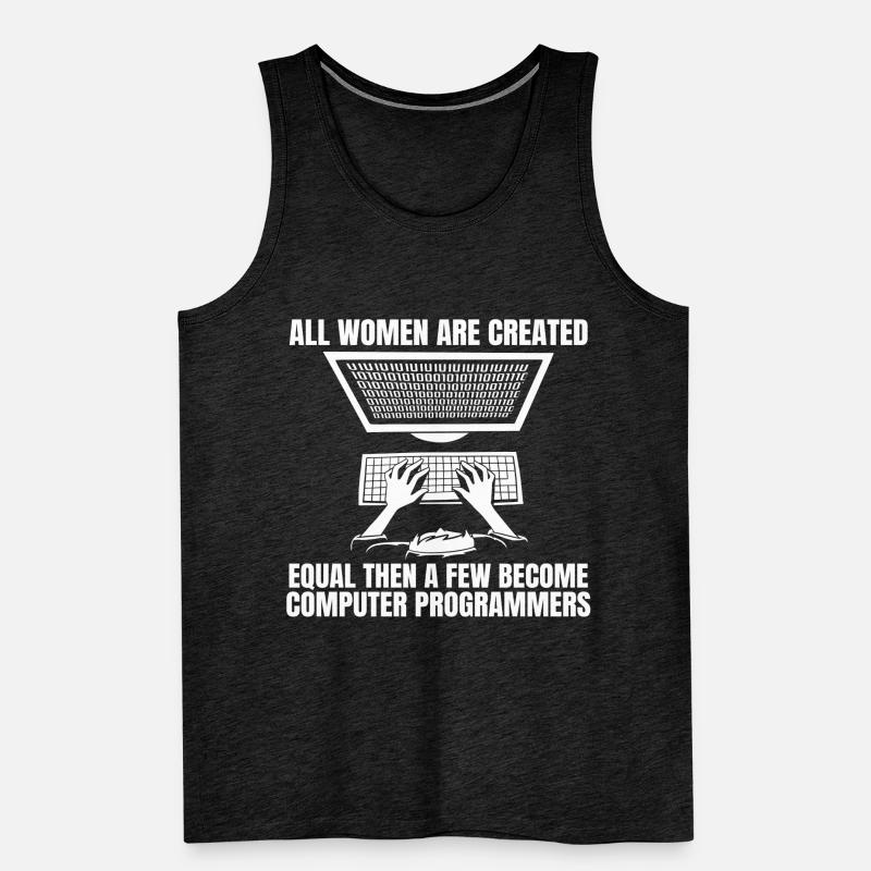 Développeur Coder Programmeur Drôle Débardeur bio Premium Homme