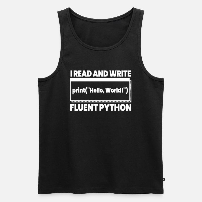 Développeur Coder Programmeur Drôle - Débardeur bio Premium Homme - noir