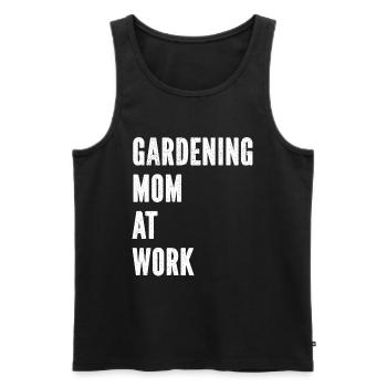 Hobbygärtner Garten Mutter Gärtnerische Mama - Männer Premium Bio Tank Top - Schwarz - Vorne - Michal (187cm)
