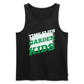 Hobby Gardener Garden Funny Gardening Father - Débardeur bio Premium Homme - noir - Devant - Michal (187cm)