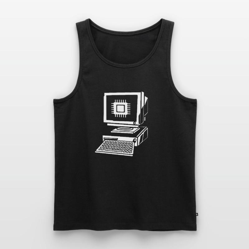 Developer Coder Programmer Computer Débardeur bio Premium Homme