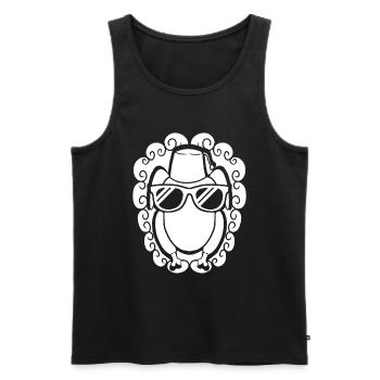 Thanksgiving Sunglasses - Men's Premium Organic Tank Top - black - Front - Michal (187cm)