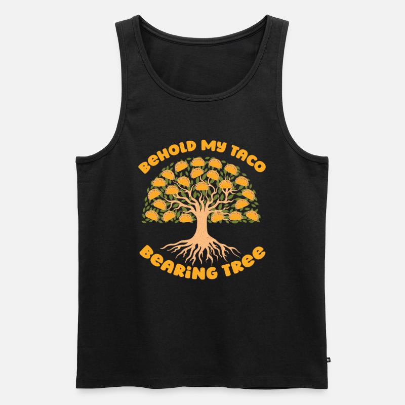 Hobbygärtner Garten Baum - Männer Premium Bio Tank Top - Schwarz
