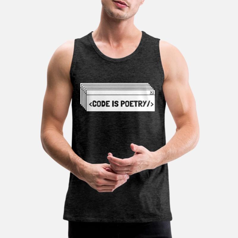 Developer Coder Programmer Men's Premium Organic Tank Top