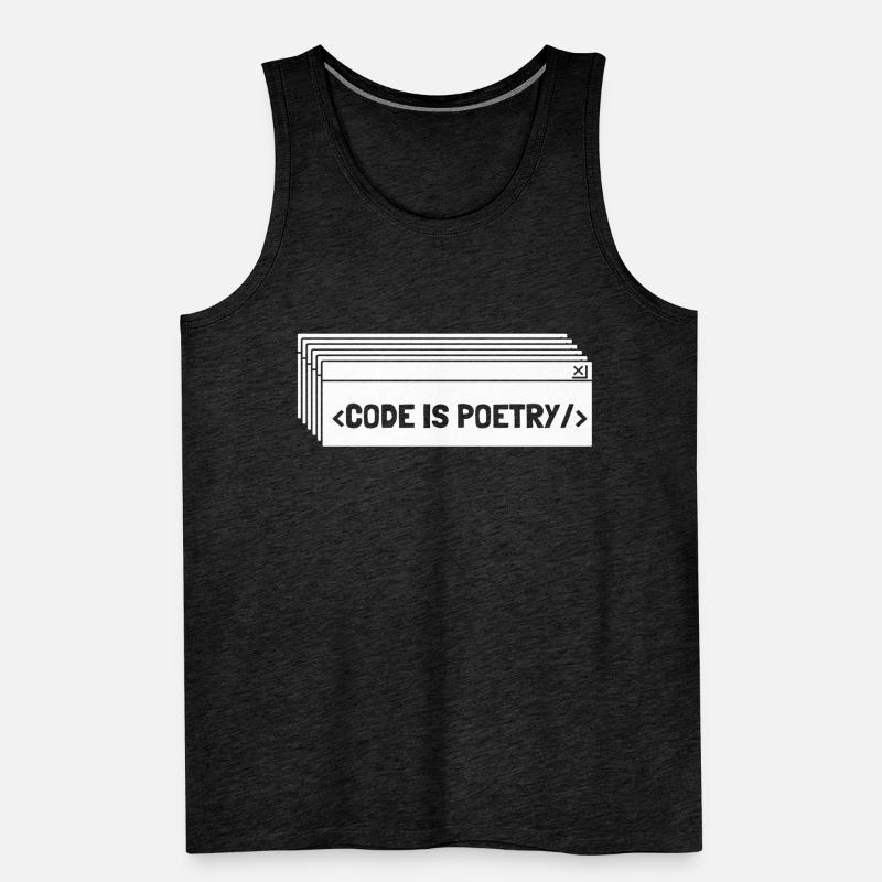 Developer Coder Programmer Men's Premium Organic Tank Top