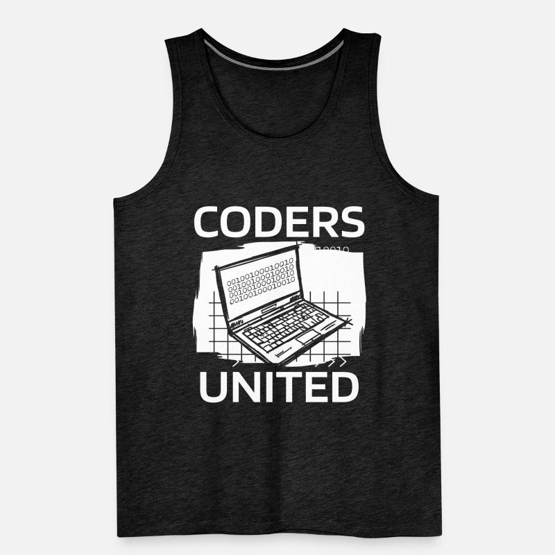 Developer Coder Programmer Men's Premium Organic Tank Top