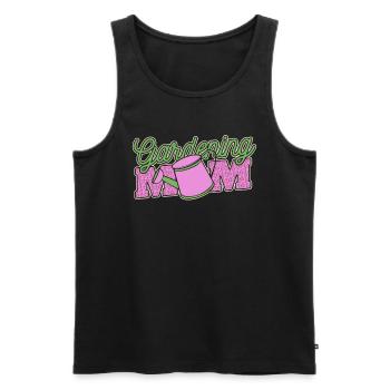 Hobbygärtner Garten Mutter Gärtnerische Mama - Männer Premium Bio Tank Top - Schwarz - Vorne - Michal (187cm)