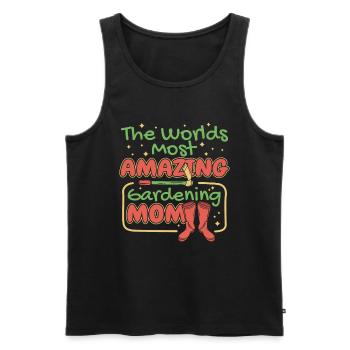 Home Gardener Garden Boots Horticultural Mom - Men's Premium Organic Tank Top - black - Front - Michal (187cm)