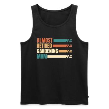 Hobbygärtner Garten Mutter Gärtnerische Mama - Männer Premium Bio Tank Top - Schwarz - Vorne - Michal (187cm)