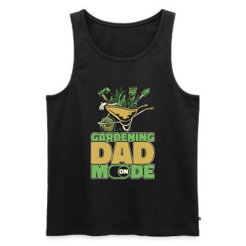 Hobbygärtner Garten Vater Gärtnerischer Vater - Männer Premium Bio Tank Top - Schwarz - Vorne - AI Model Male 178 light (178cm)