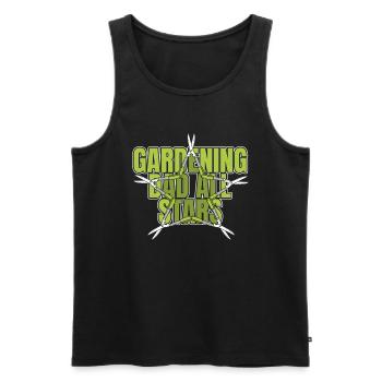 Hobbygärtner Garten Vater Gärtnerischer Vater - Männer Premium Bio Tank Top - Schwarz - Vorne - AI Model Male 178 light (178cm)
