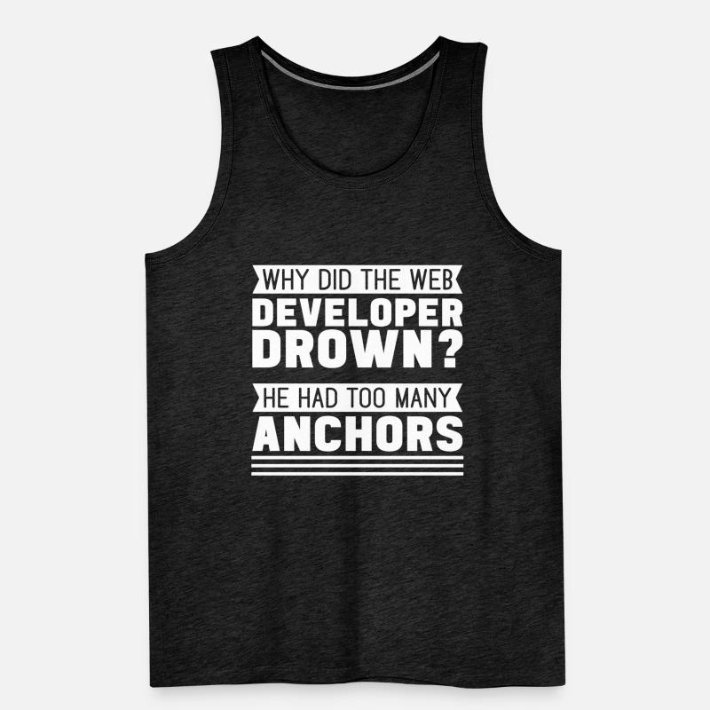 Web Entwickler Webdeveloper Lustig Männer Premium Bio Tank Top