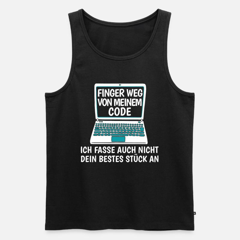 Entwickler Coder Programmierer Lustig - Männer Premium Bio Tank Top - Schwarz