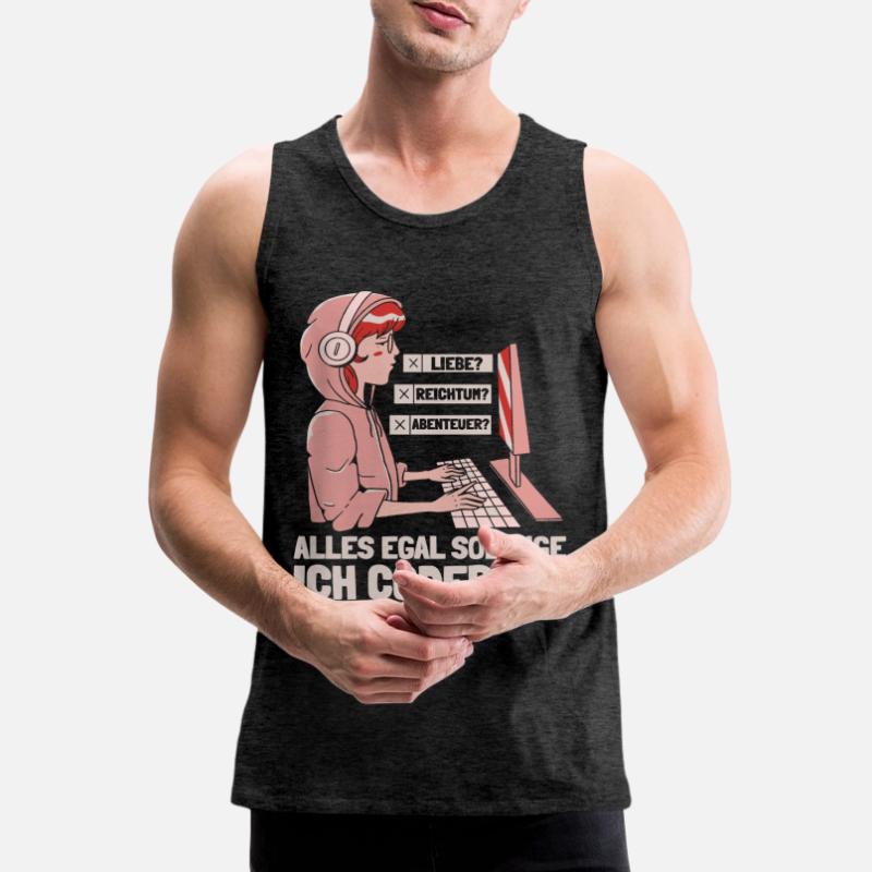 Entwickler Coder Programmierer Männer Premium Bio Tank Top