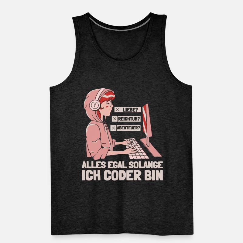 Entwickler Coder Programmierer Männer Premium Bio Tank Top