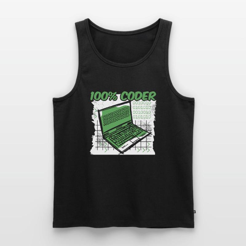 Developer Coder Programmer Men's Premium Organic Tank Top