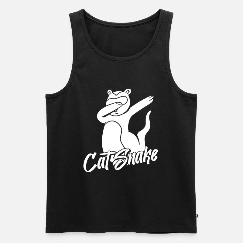 Frettchen Iltis - Männer Premium Bio Tank Top - Schwarz