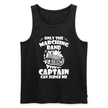 Fanfare procession tuba - Men's Premium Organic Tank Top - black - Front - AI Model Male 178 light (178cm)