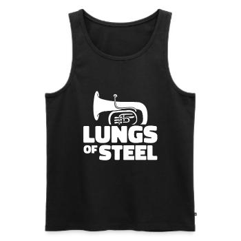 Fanfare procession tuba - Men's Premium Organic Tank Top - black - Front - Michal (187cm)