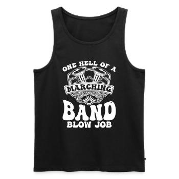 Fanfare procession tuba - Men's Premium Organic Tank Top - black - Front - AI Model Male 178 light (178cm)