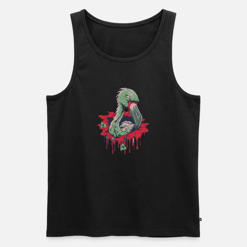 Zombie Halloween Cool - Männer Premium Bio Tank Top - Schwarz