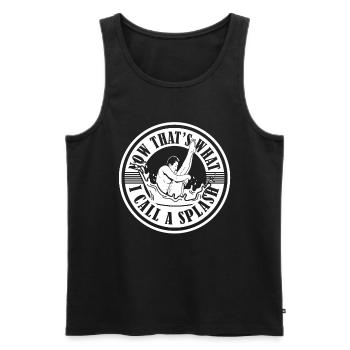 Diving Diving Funny - Men's Premium Organic Tank Top - black - Front - AI Model Male 178 light (178cm)