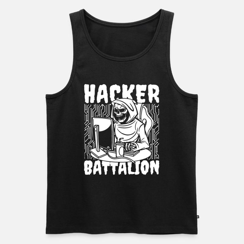 Developer Coder Programmer - Men's Premium Organic Tank Top - black