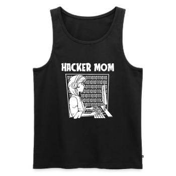 Developer Coder Programmer - Men's Premium Organic Tank Top - black - Front - Michal (187cm)