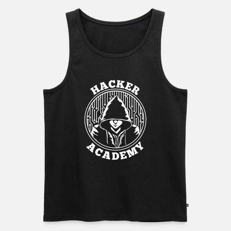 Developer Coder Programmer - Men's Premium Organic Tank Top - black