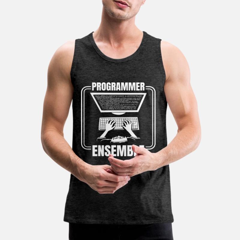 Entwickler Coder Programmierer Computer Männer Premium Bio Tank Top