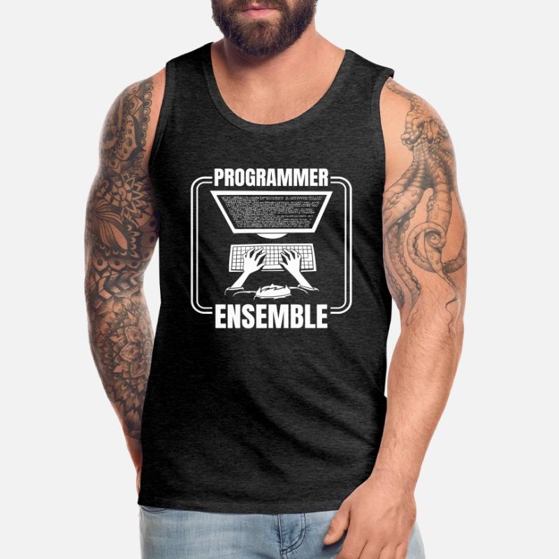 Entwickler Coder Programmierer Computer Männer Premium Bio Tank Top