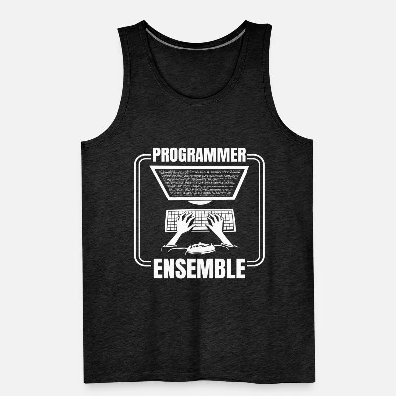 Entwickler Coder Programmierer Computer Männer Premium Bio Tank Top