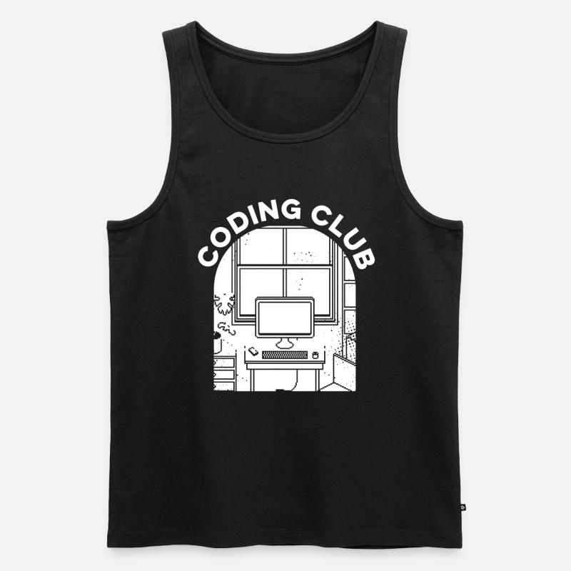 Developer Coder Programmers Association - Men's Premium Organic Tank Top - black