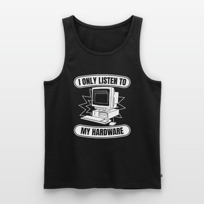 Developer Coder Programmer Hardware Men's Premium Organic Tank Top